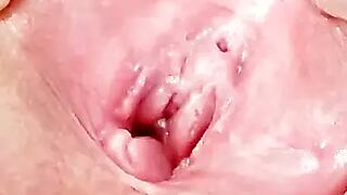 Ginger-haired grandmother Zita non-military slit cervix shots